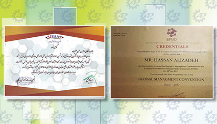 AZARPARS Certificates - EFMO - IEAA